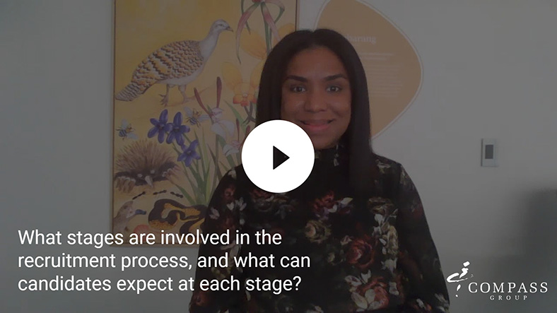 What stages are in the recruitment process?, Compass Group - VideoMyJob